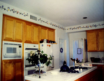 Kitchen Soffit Hand-painted Design